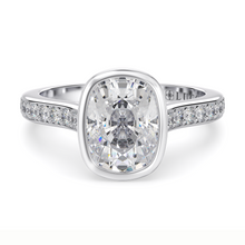 Load image into Gallery viewer, Lucce Carla Pavé Cushion Diamond
