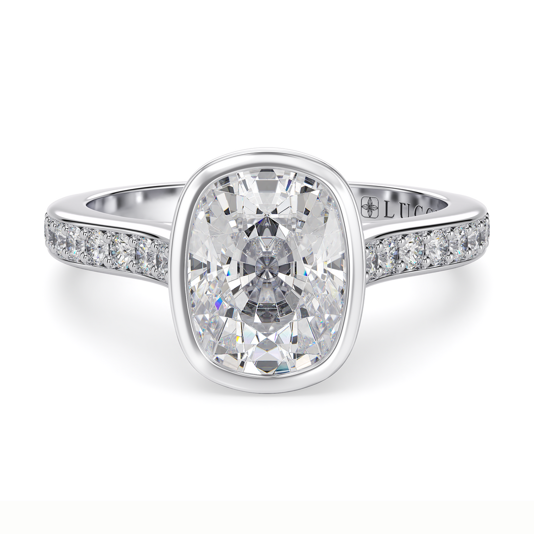 Lucce Carla Pavé Cushion Diamond