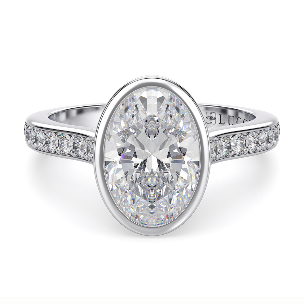Lucce Carla Pavé Oval Diamond