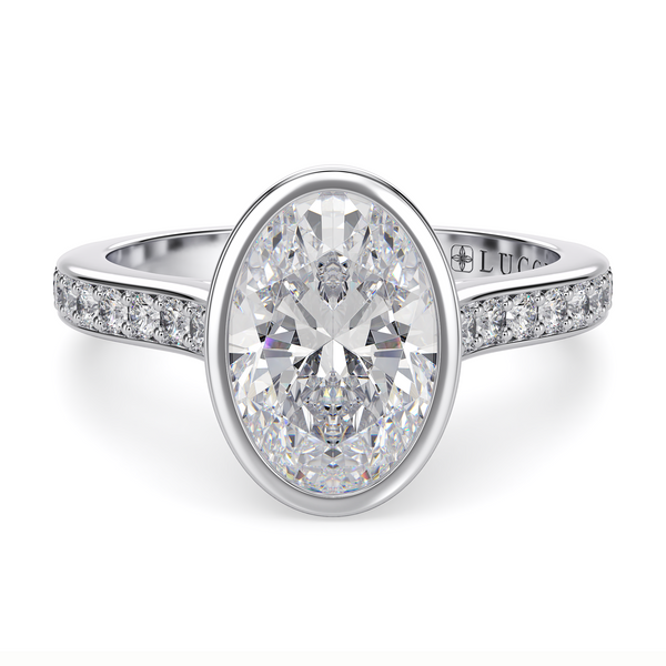 Lucce Carla Pavé Oval Diamond
