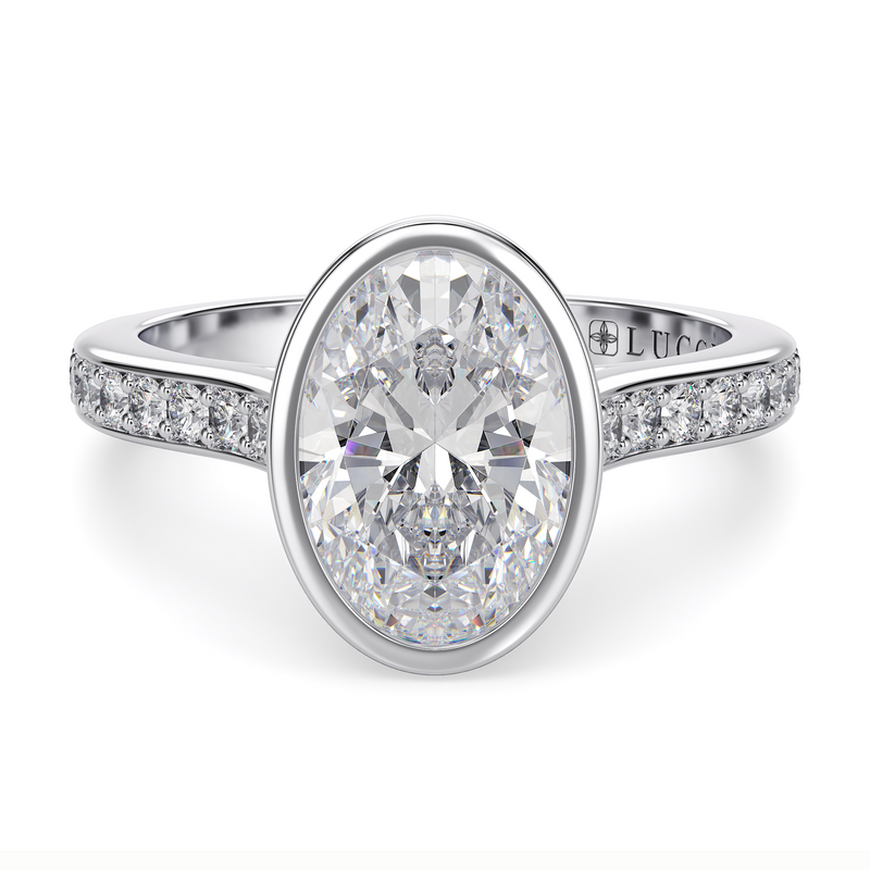 Lucce Carla Pavé Oval Diamond