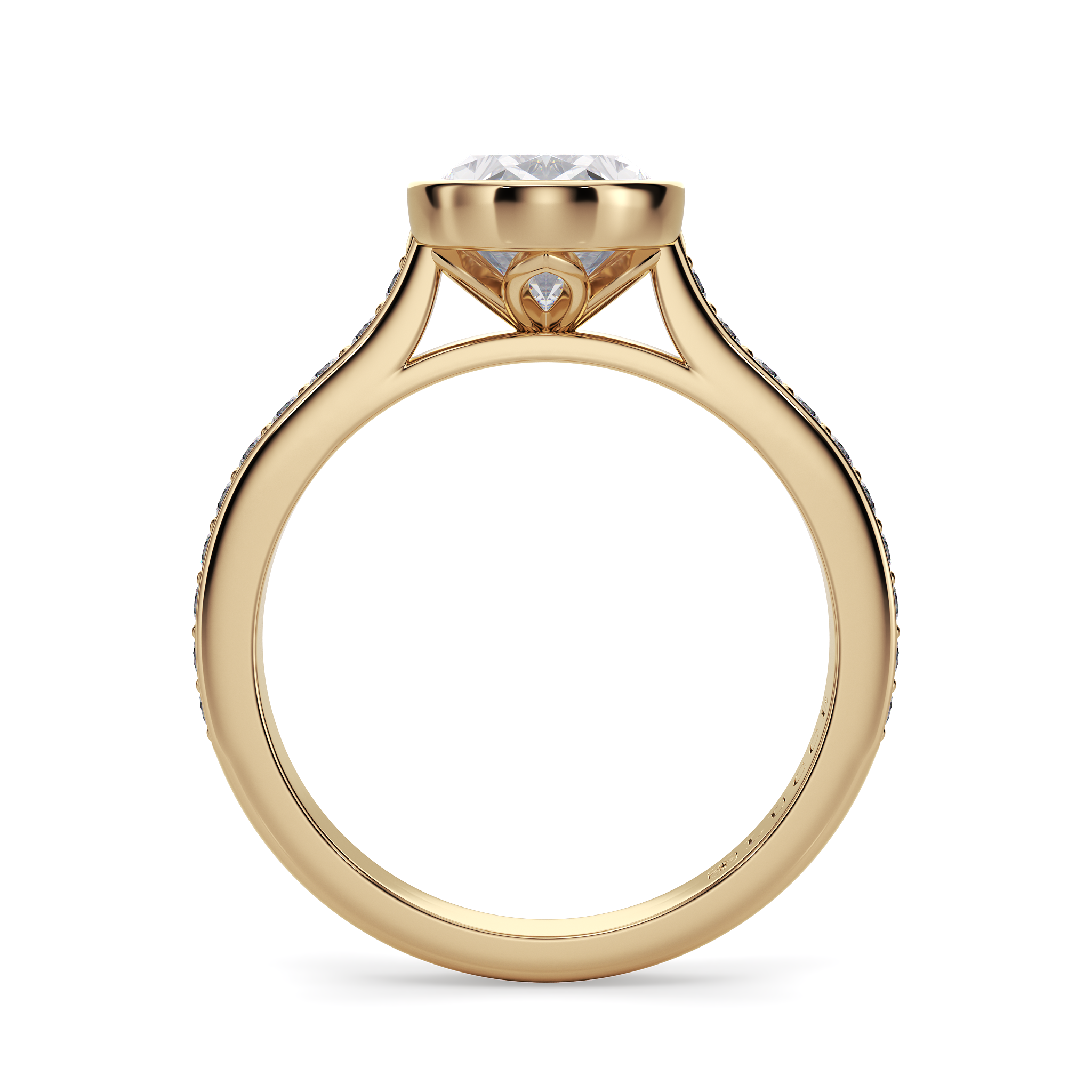 Bezel engagement ring in the philippines