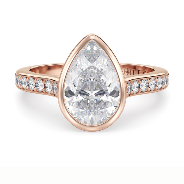 Lucce Carla Pavé Pear Diamond
