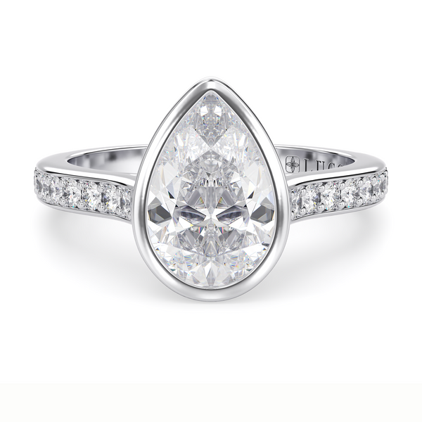 Lucce Carla Pavé Pear Diamond