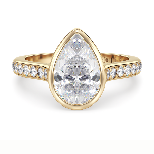 Lucce Carla Pavé Pear Diamond