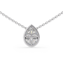 Load image into Gallery viewer, Lucce Carla Pear Necklace Diamond
