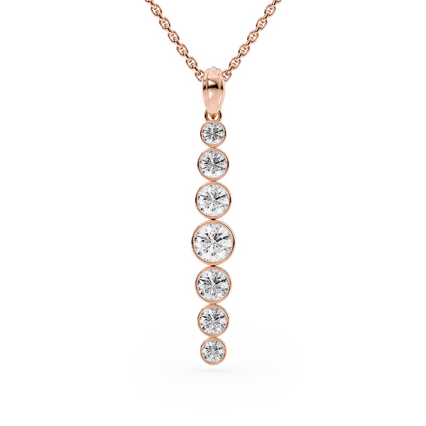 LUCCE CARLA™ Tapered Necklace Diamond