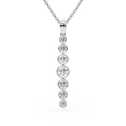 LUCCE CARLA™ Tapered Necklace Diamond