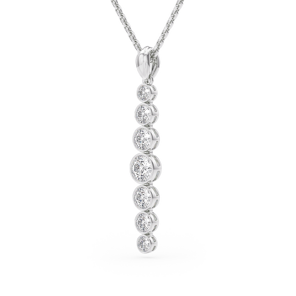 LUCCE CARLA™ Tapered Necklace Diamond