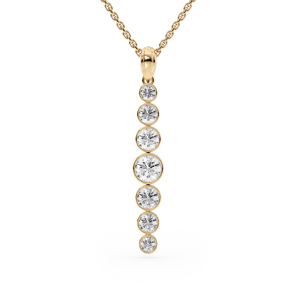 LUCCE CARLA™ Tapered Necklace Diamond
