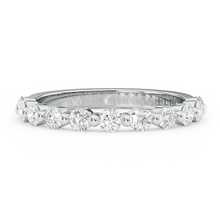 Load image into Gallery viewer, LUCCE Round Diamond Shared Prong Wedding Ring in Gold or Diamond


