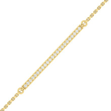 Load image into Gallery viewer, Ciara Bracelet 0.44CTW FG VS Natural Diamond 14K Yellow Gold
