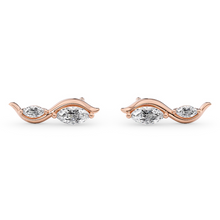Load image into Gallery viewer, Lucce Constance Infini Earrings Diamond
