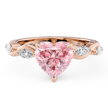 Load image into Gallery viewer, Lucce Constance Heart Rosé Pink Diamond
