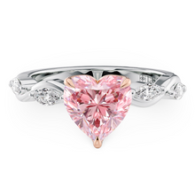 Load image into Gallery viewer, Lucce Constance Heart Rosé Pink Diamond
