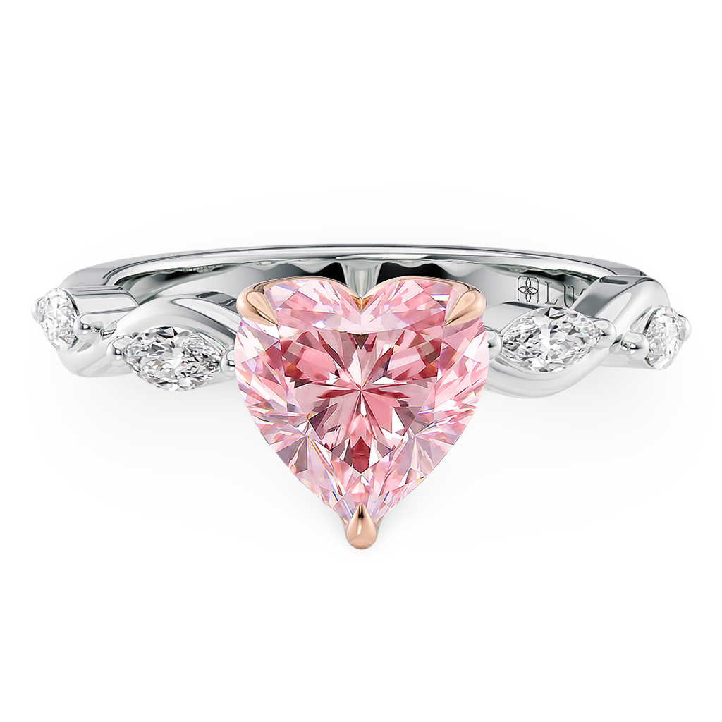 Lucce Constance Heart Rosé Pink Diamond