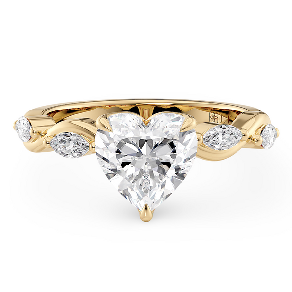 Lucce Constance Petal Heart Diamond