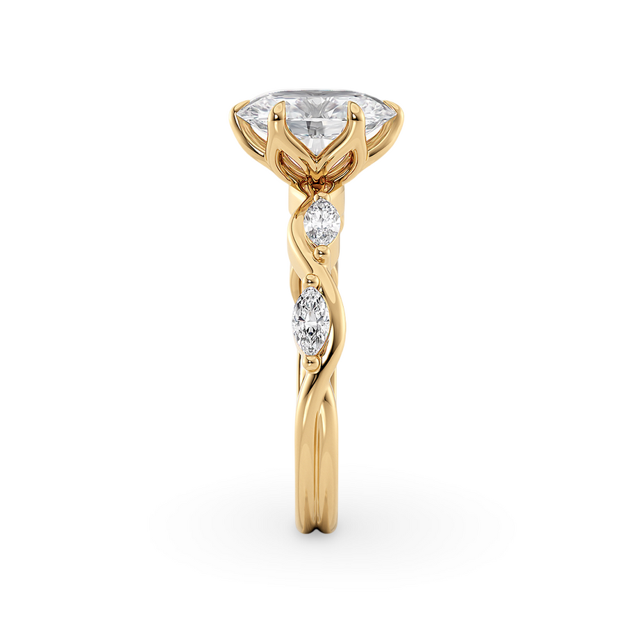 Load image into Gallery viewer, LUCCE CONSTANCE™ Petal Oval 6-Prong Diamond
