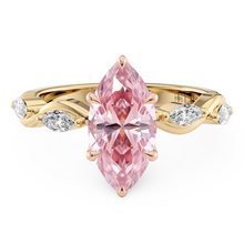 Load image into Gallery viewer, Lucce Constance Petal Marquise Rosé Pink Diamond
