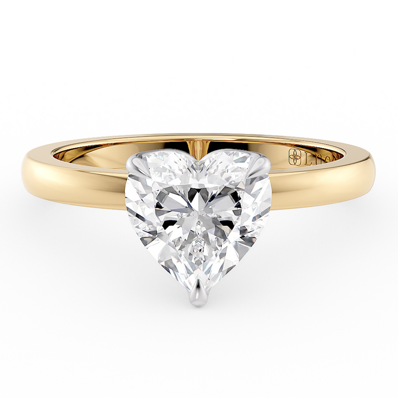 Lucce Constance Solitaire Heart Diamond