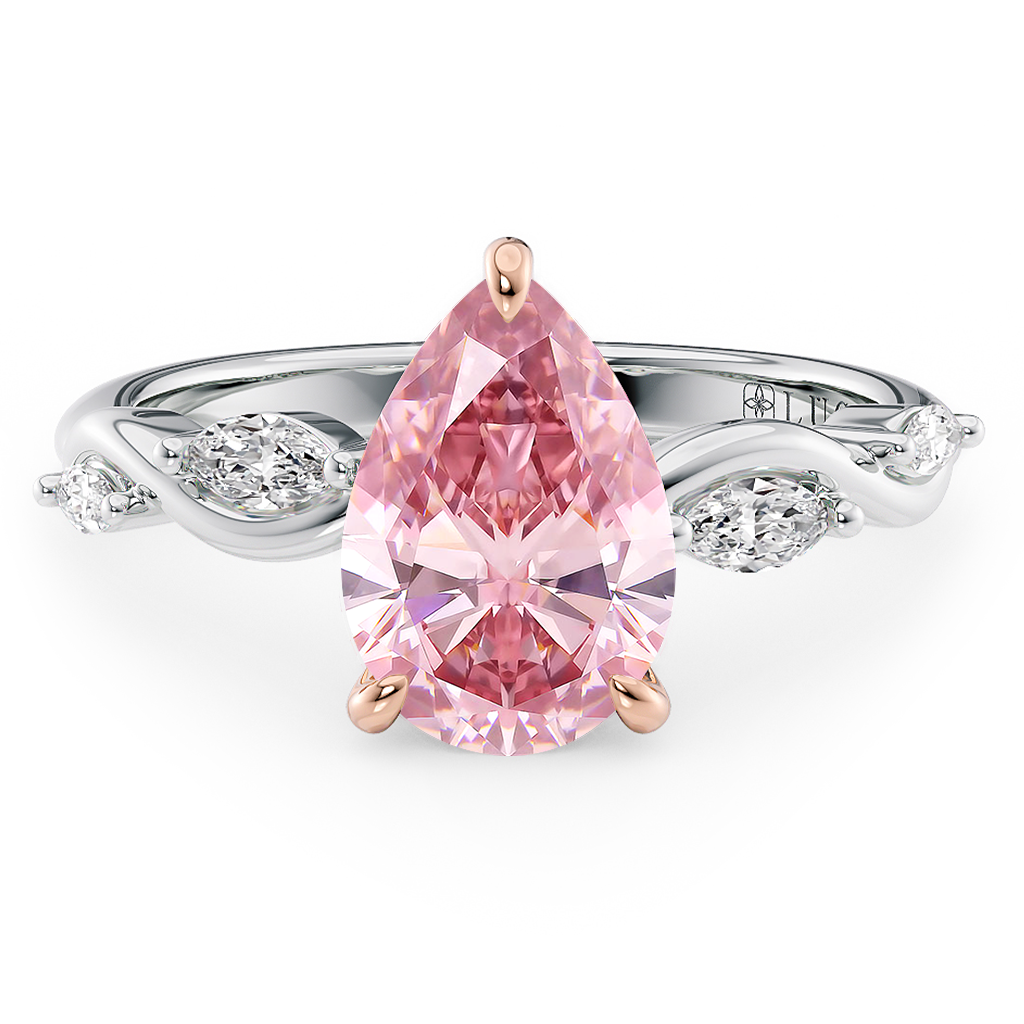 Lucce Constance Viello Pear Rosé Pink Diamond