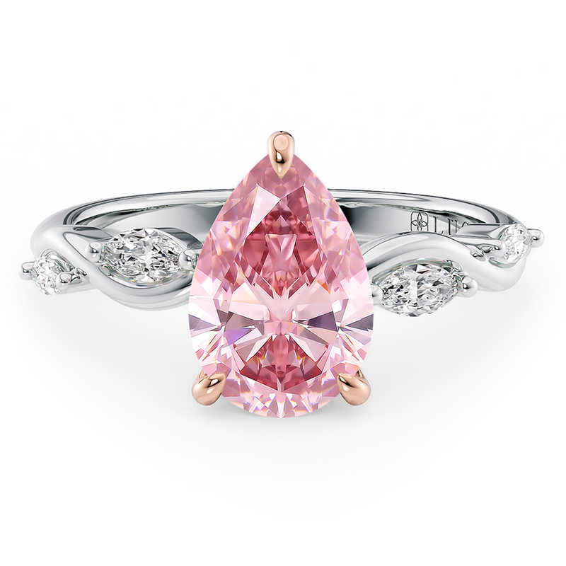 Lucce Constance Viello Pear Rosé Pink Diamond