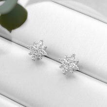 Load image into Gallery viewer, Stella Luxe Earrings 0.96 CTW Natural Diamond Platinum
