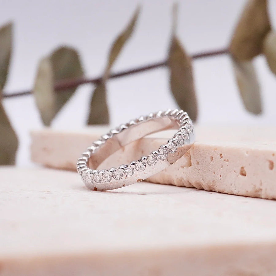Load image into Gallery viewer, LUCCE BIANCA™ 0.64ctw Lab Diamond 14K White Gold
