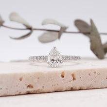 Load image into Gallery viewer, Lucia Pavé Pear Diamond *new*
