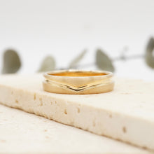 Load image into Gallery viewer, Caleb Matte 5mm 14K Yellow Gold
