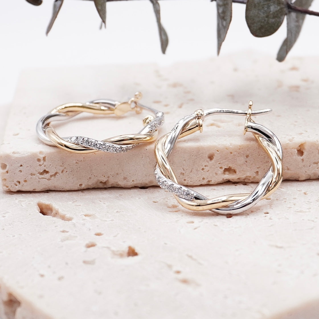 Load image into Gallery viewer, LUCCE FIORE™ Hoop Earrings Diamond
