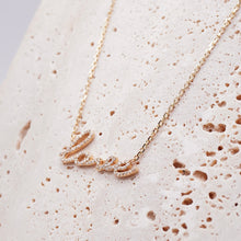 Load image into Gallery viewer, Personalized Necklace &quot;Love&quot; Lab Diamond 14K Yellow Gold
