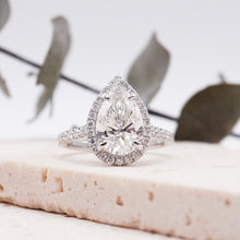 Load image into Gallery viewer, Montevalle Pavé Pear Diamond
