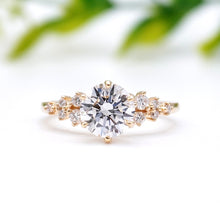 Load image into Gallery viewer, Moissanite Lab Diamond Engagement Ring Wedding Rings Manila Philippines
