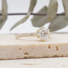 Load image into Gallery viewer, Lucia Pavé 6-Prong Diamond
