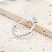 Load image into Gallery viewer, Fiore Round Lab Diamond 0.52ct D VS1 Id IGI 14K White Gold
