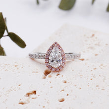 Load image into Gallery viewer, Montevalle Pavé Pear Rosé Lab Diamond
