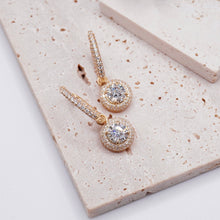 Load image into Gallery viewer, Tricia Dangling Earrings Diamond
