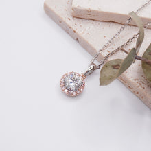 Load image into Gallery viewer, Montevalle Rosé Necklace Lab Diamond 1.02ct D VVS
