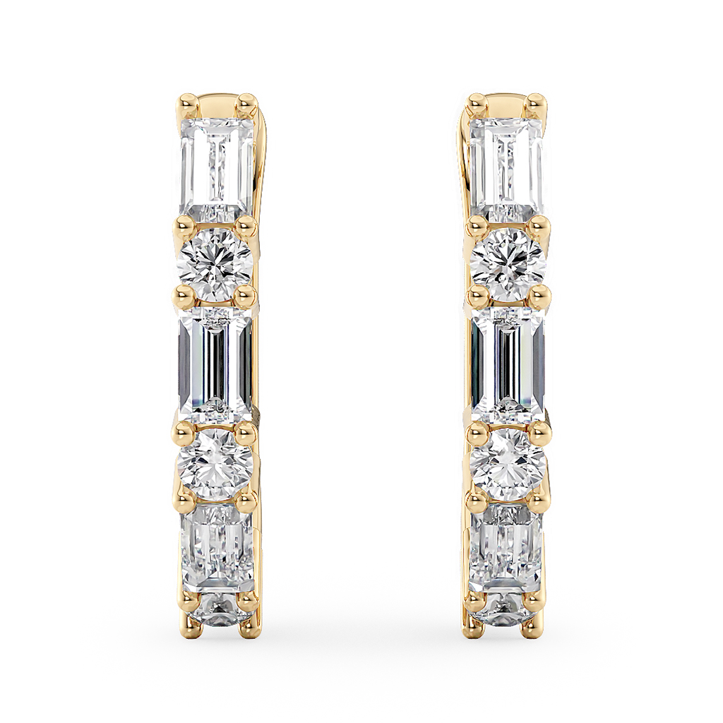 Load image into Gallery viewer, LUCCE DELLA™ Hoop Earrings Diamond

