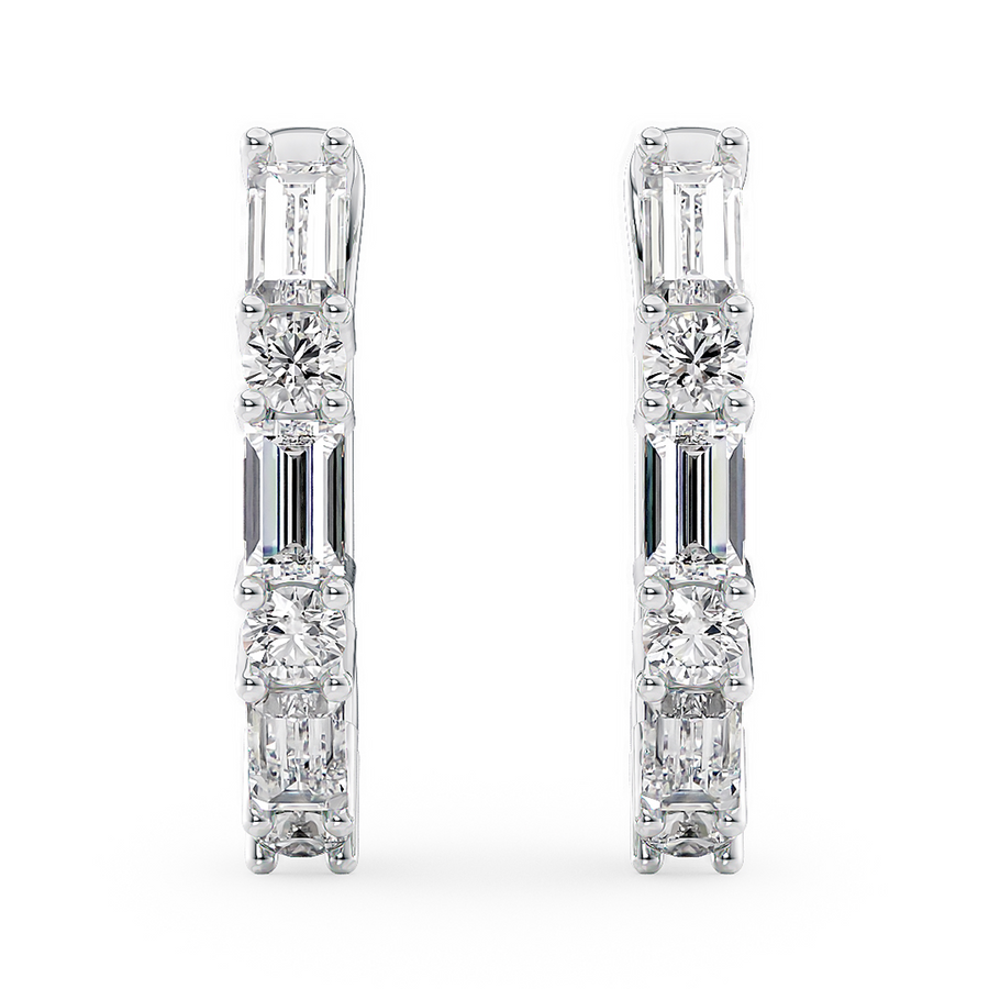 Load image into Gallery viewer, LUCCE DELLA™ Hoop Earrings Diamond
