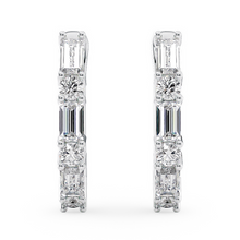Load image into Gallery viewer, Lucce Della Hoop Earrings Diamond
