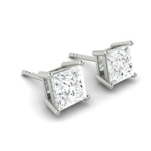 Load image into Gallery viewer, Diana Princess Earrings 1.00CTW Lab Diamond Platinum
