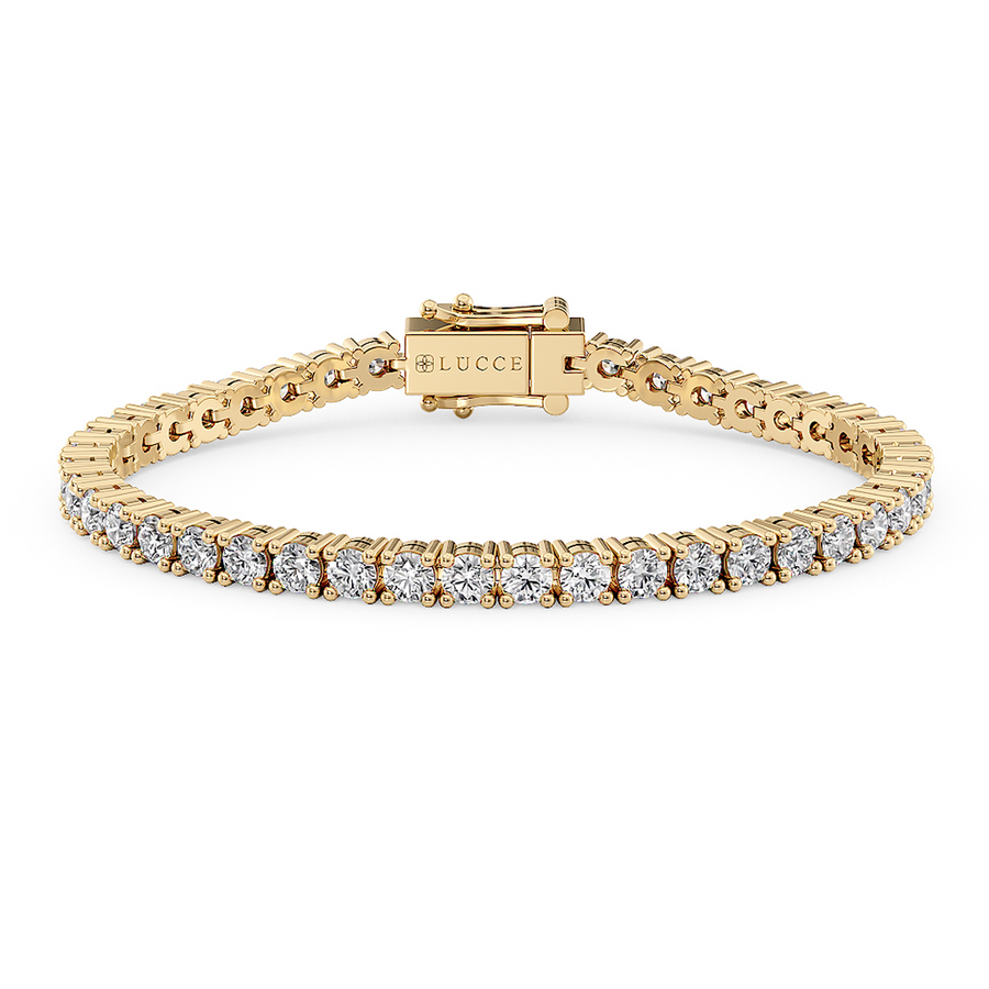 Load image into Gallery viewer, LUCCE KAELA™ Tennis Bracelet 3.00ctw Lab Diamond 14K Yellow Gold
