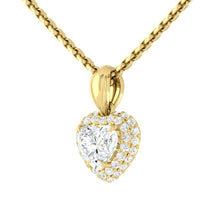 Load image into Gallery viewer, Presa Heart Necklace Lab Diamond
