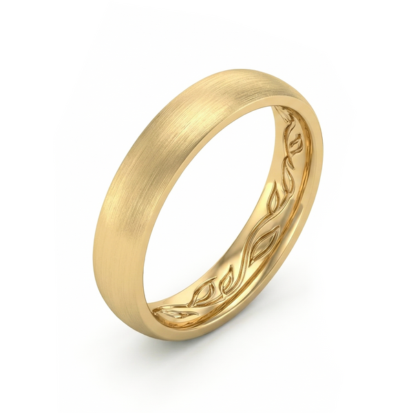 LUCCE ECUADORIAN™ Amo 4mm 18K Yellow Gold