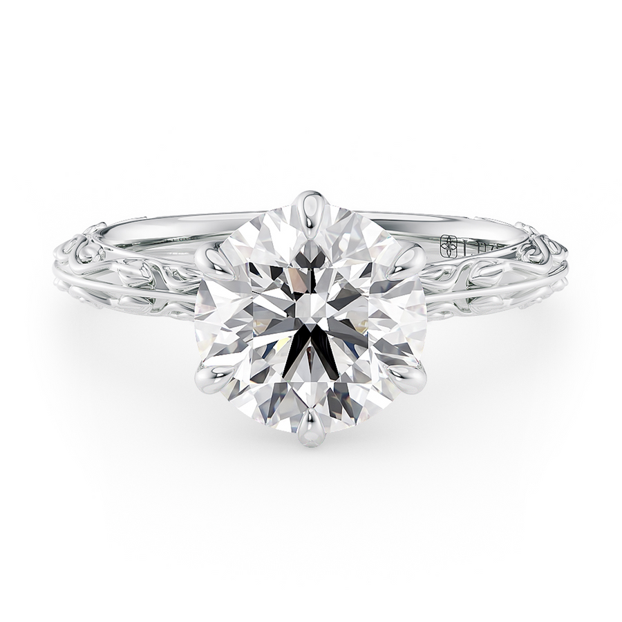Load image into Gallery viewer, LUCCE ECUADORIAN™ Fili Round Lab Diamond 1.53ct D VS1 Id IGI Platinum
