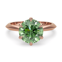 Load image into Gallery viewer, LUCCE ECUADORIAN™ Round VERDANT™ Green Diamond
