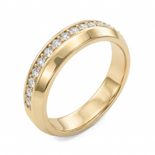 Load image into Gallery viewer, LUCCE ECUADORIAN™ Vio 4mm Natural Diamond 0.28ctw 18K Yellow Gold
