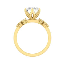 Load image into Gallery viewer, Ellia Lab Diamond 1.04ct E VVS2 ld IGI 14K Yellow Gold
